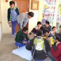 Young Tibetan male students