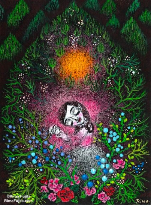 "Thank You" Mixed media on canvas