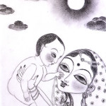 Queen Maya and the Baby Prince / 愛する我が子