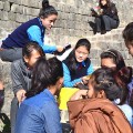 Young Tibetan female students